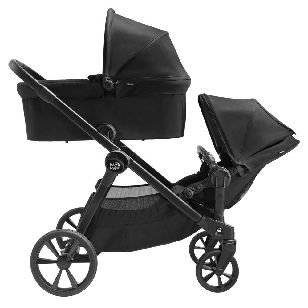 Baby Jogger City Select 2 -rattaat Tencel Lunar Musta