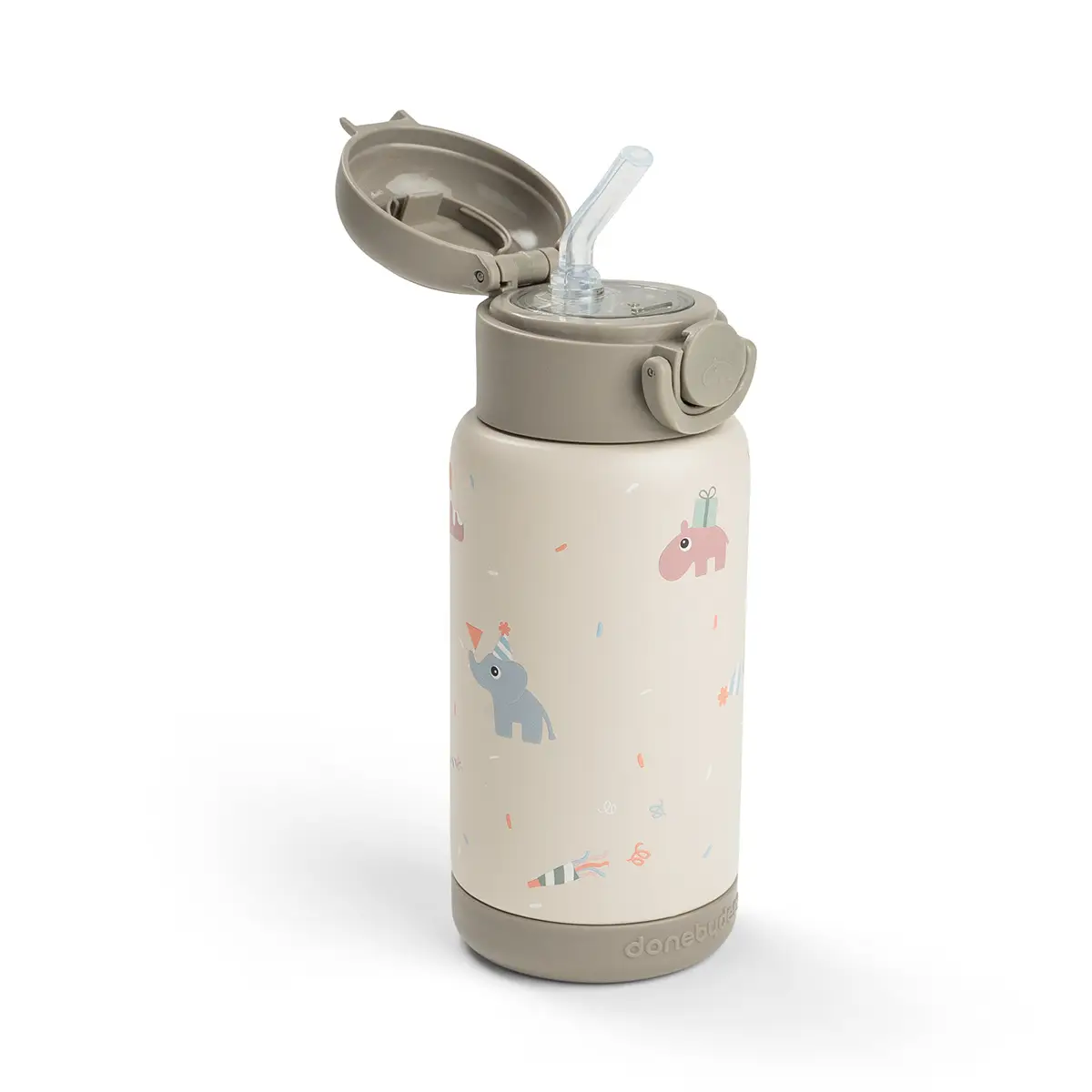 Done by Deer -eristetty pillipullo, Celebration Sand, 340 ml