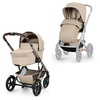 Cybex Talos S Lux TPE, sis. kokoontaitettavan vaunukopan (Almond Beige)