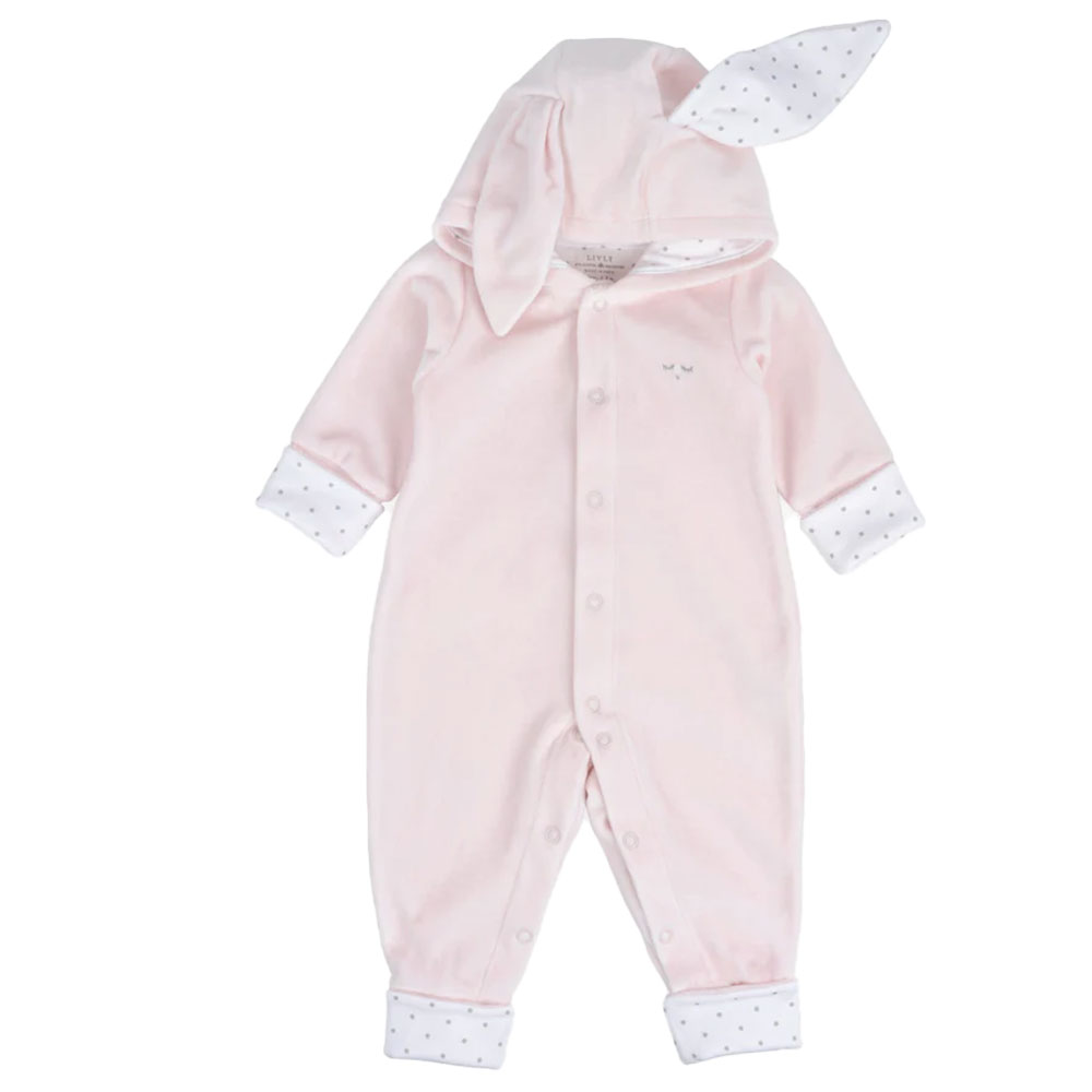 Livly Bunny Overall 1-3m Pink