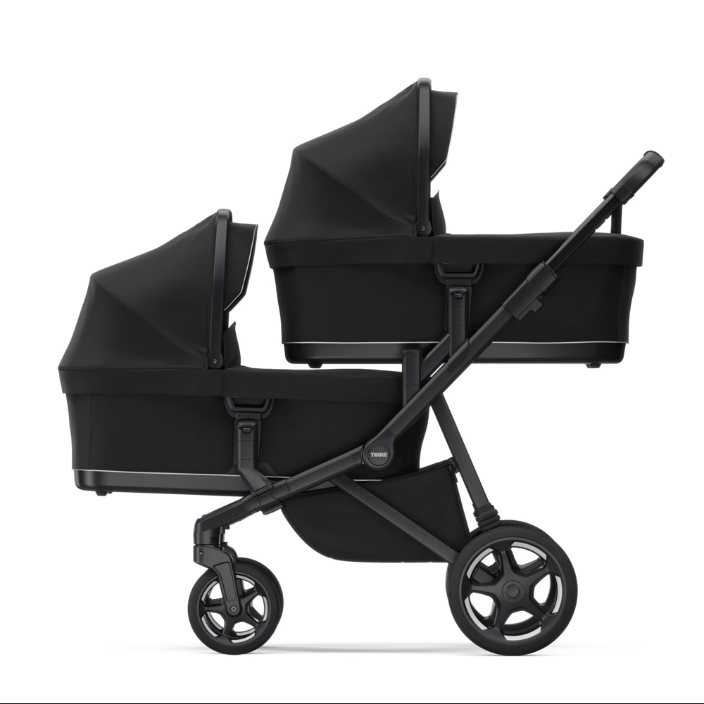 Thule Sleek 2 kaksoistuolin lastenrattaat