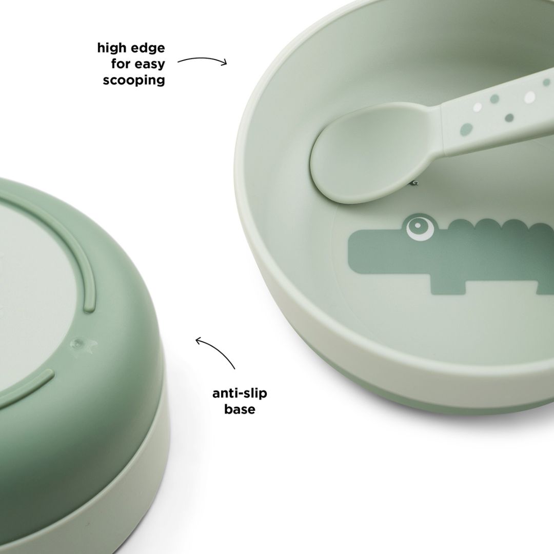Valmistaja Deer Foodie kulho Croco Green