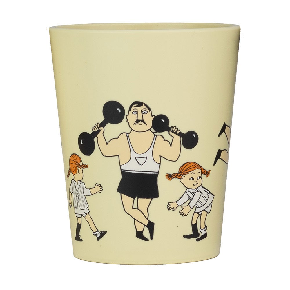 Rätt Start Pippi Cirkus Tumbler muki keltainen