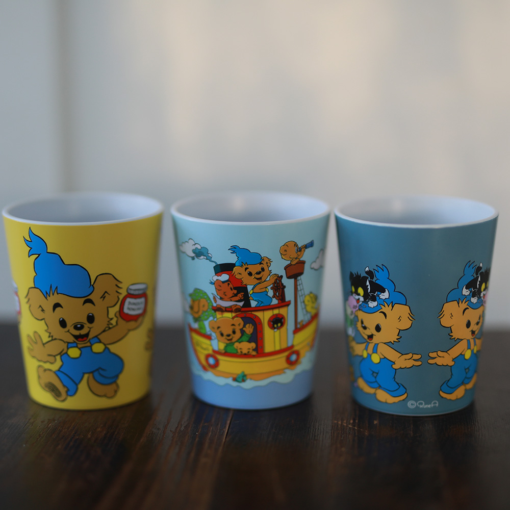 Right Start Nalle, Nallekarhu, Tumbler muki, keltainen