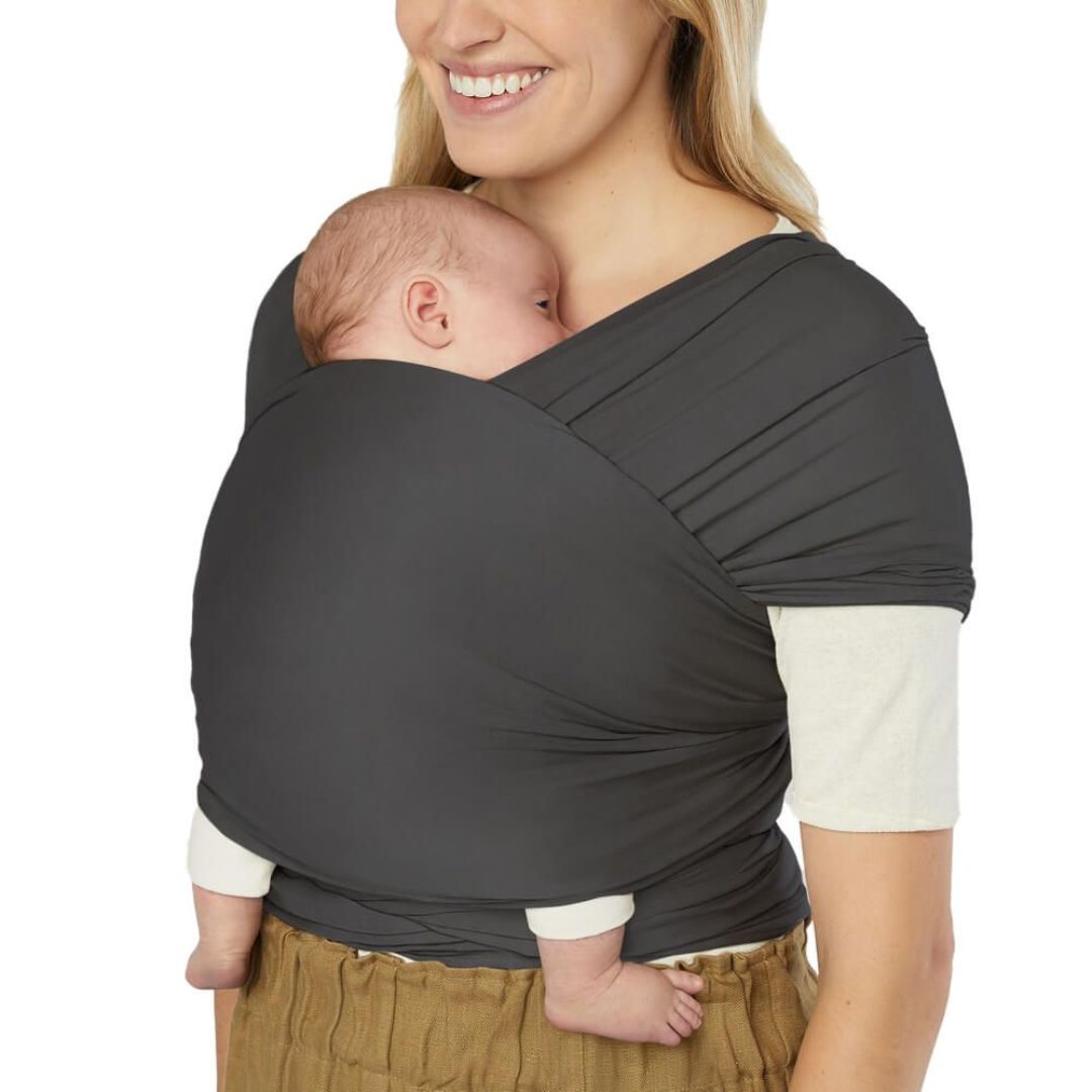 Ergobaby Aura Wrap vauvan kääre pehmeä musta