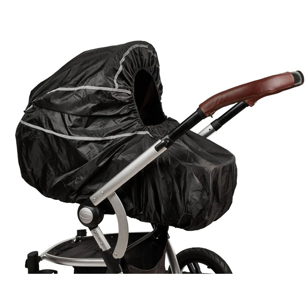 Fresh Kid sadesuoja universaali lastenvaunu Musta