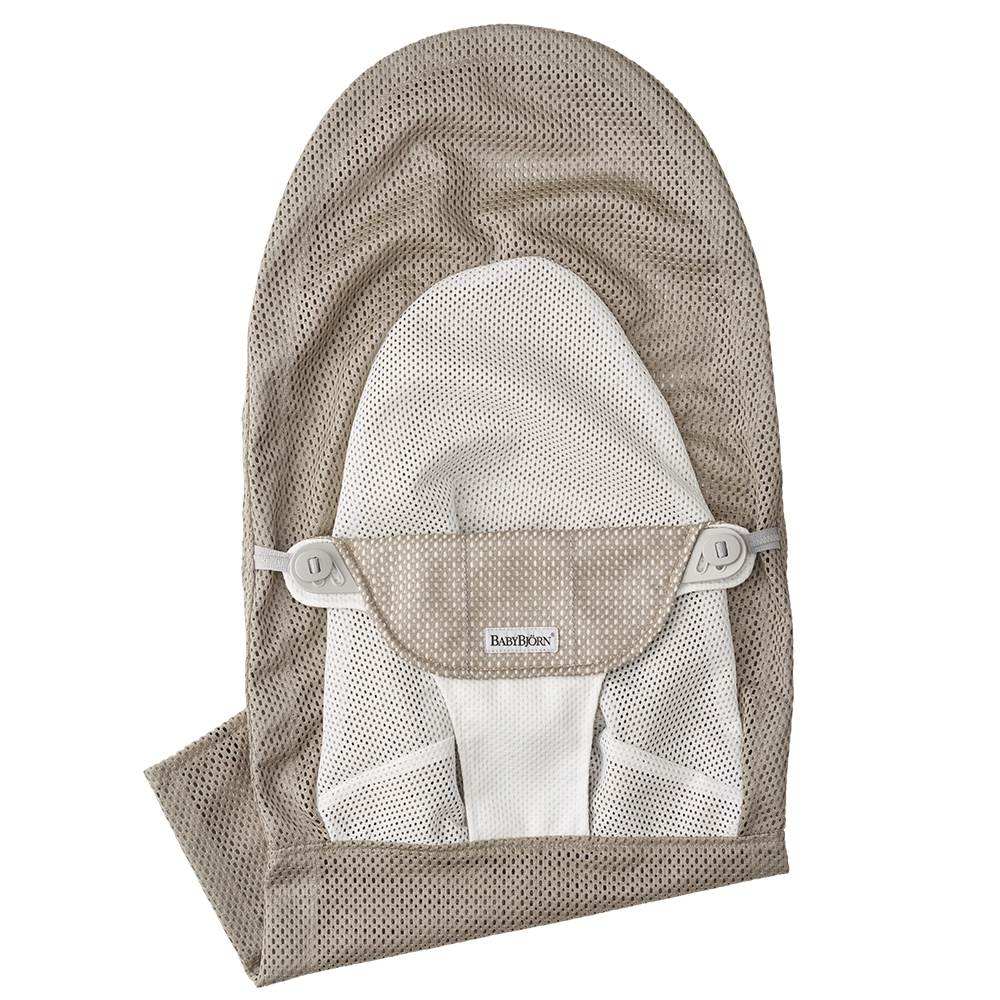 Babybjörn Fabric Istuin Bouncers Verkko, harmaa beige/valkoinen