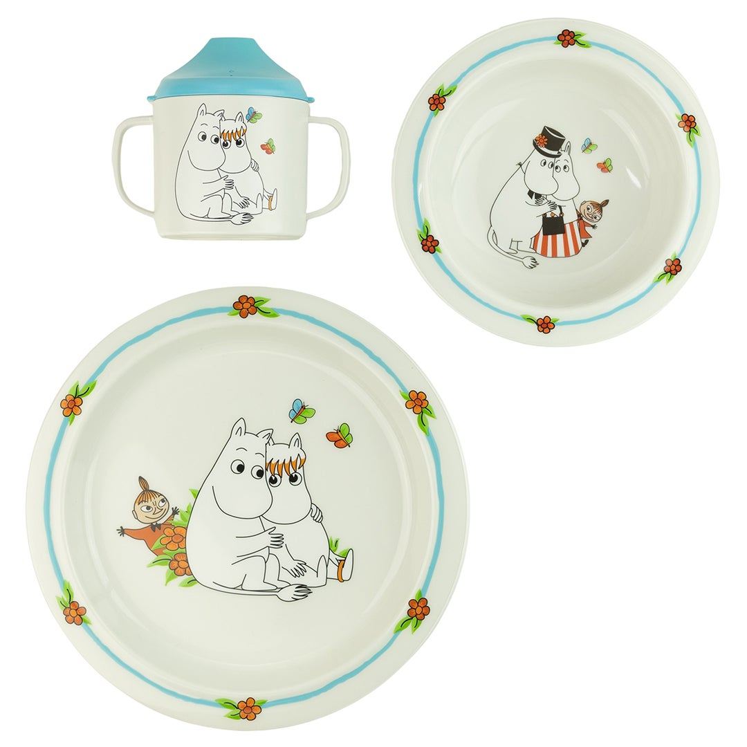 Rätt Start Moomin, Lasten astiasto, 3 kappaletta