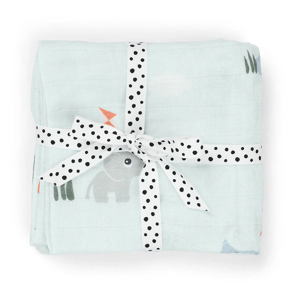 Done by Deer Musliinipeitto 2-pack Playground Blue