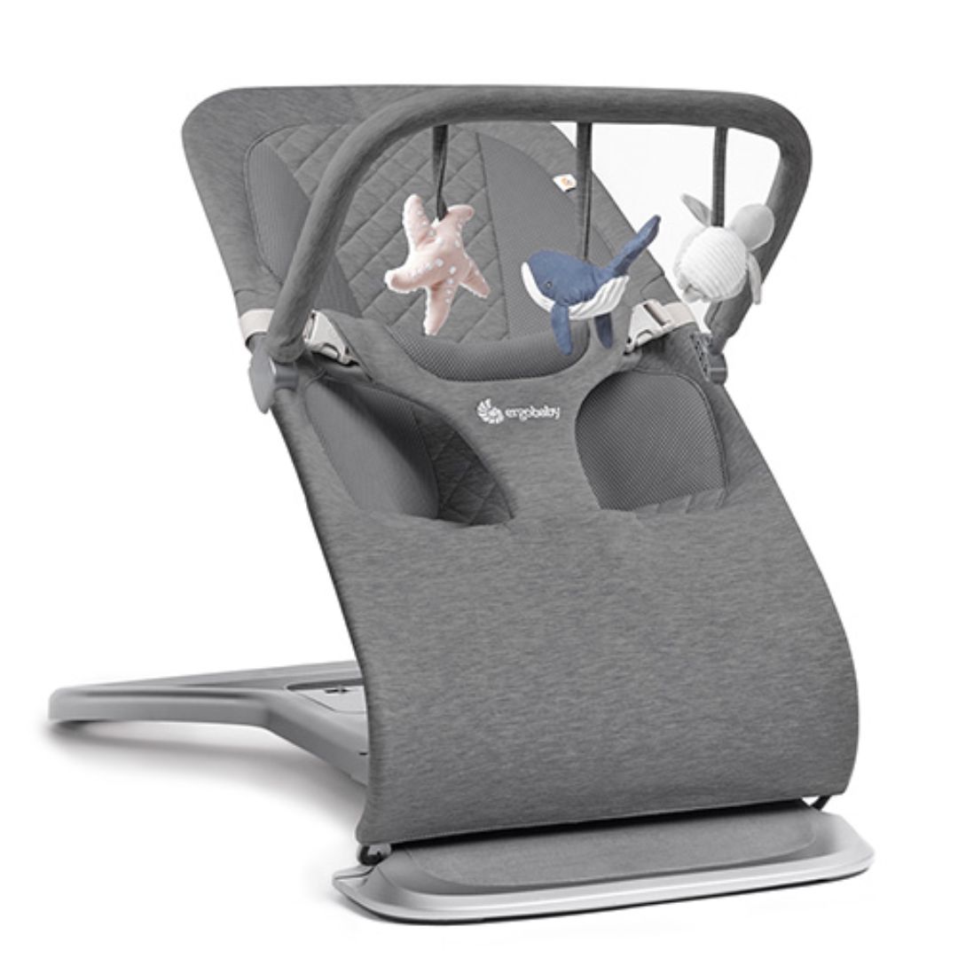 Ergobaby Evolve Babysitter leikkikehä Hiilenharmaa