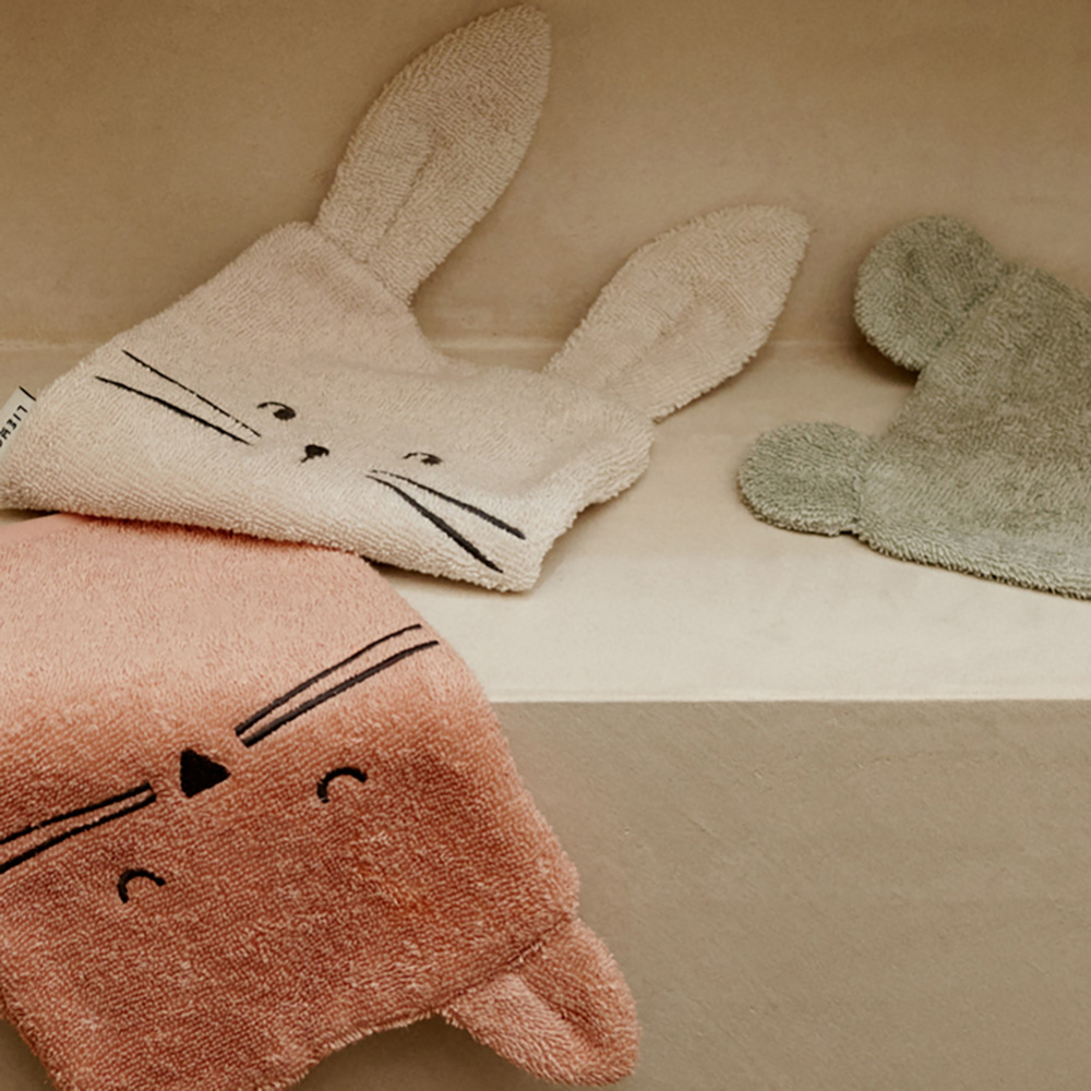 Liewood Sylvester Classic Washcloth 3-Pack Dove sininen sekoitus