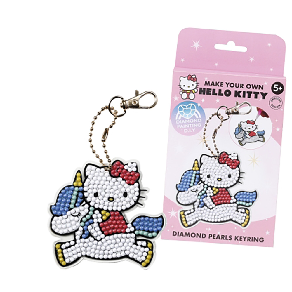  Hello Kitty avaimenperä timanttihelmet