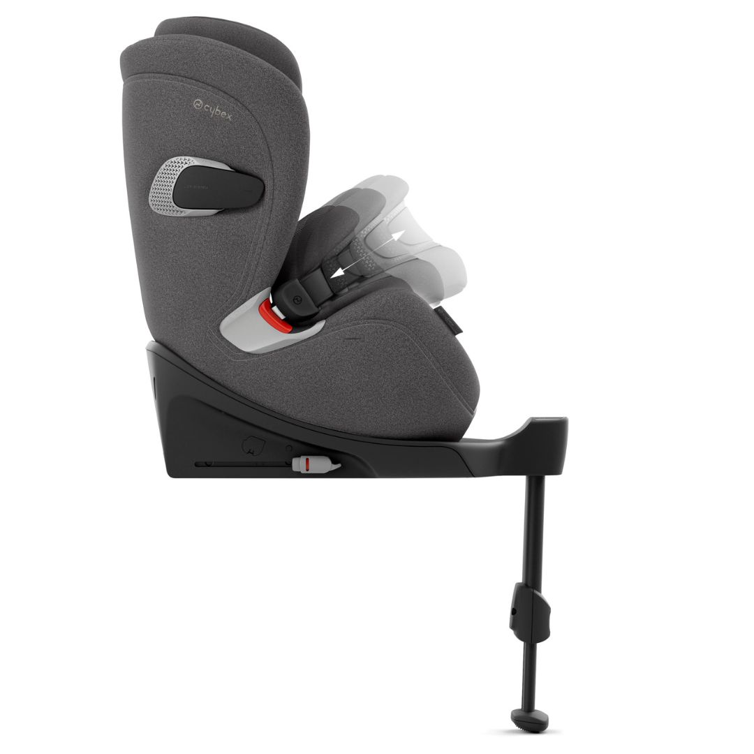 Cybex Anoris T2 turvaistuin turvatyynyllä i-size Mirage Grey (harmaa) 