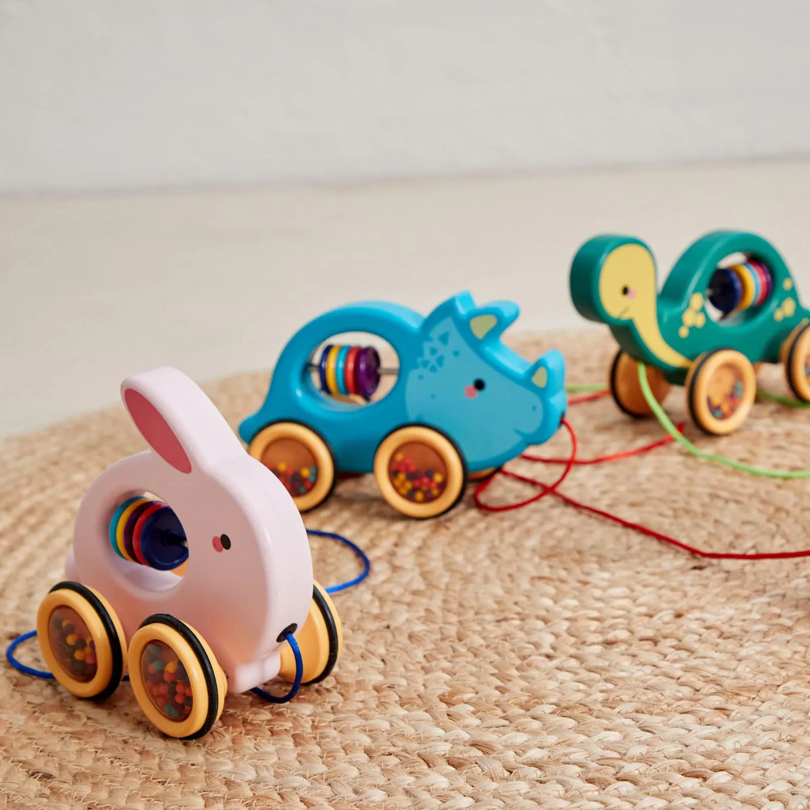  Scandinavian Baby pull lelu kani
