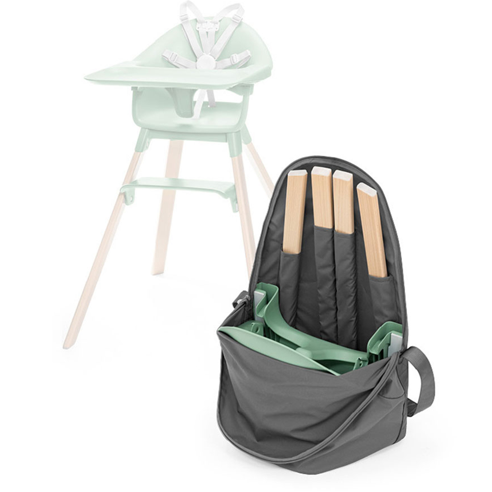 Stokke Clikk syöttötuolin kuljetuslaukku Harmaa