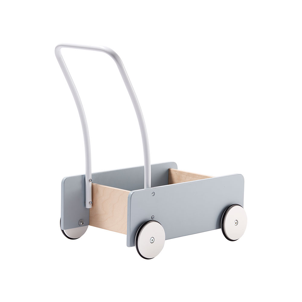 Kids Concept Opi kävelemään lastenrattaat sininen