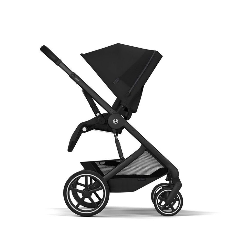  Cybex Balios S Lux Black, sis. kokoontaitettavan vaunukopan Moon Black