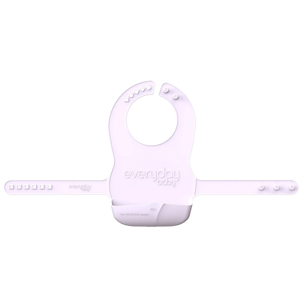  Everyday Baby silikoni ruokalappu Light Lavender