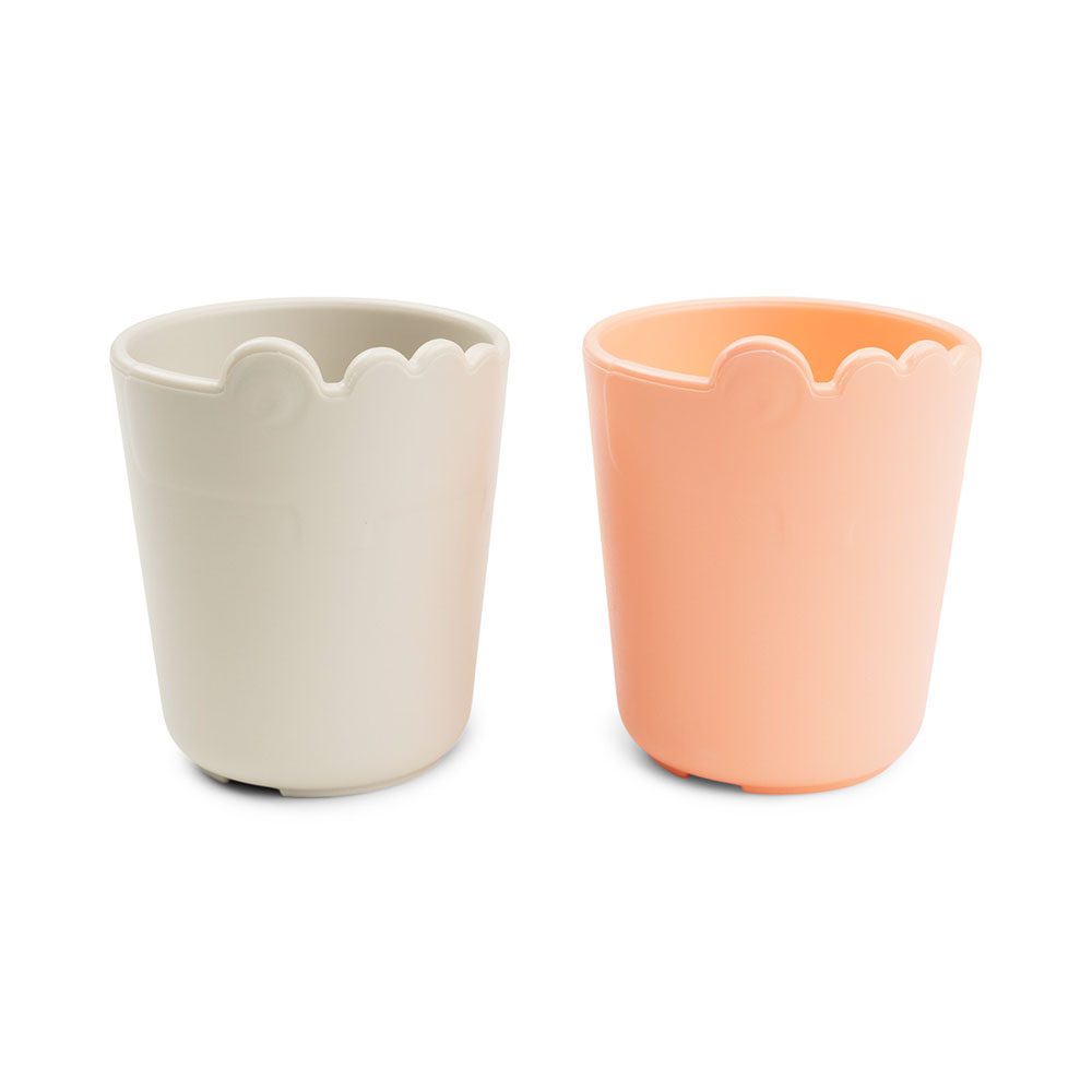 Done by Deer Kiddish minimukit  2-pack Croco Sand/Coral