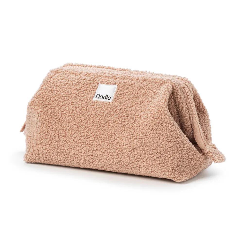 Elodie Zip&Go toalettilaukku Pink Bouclé