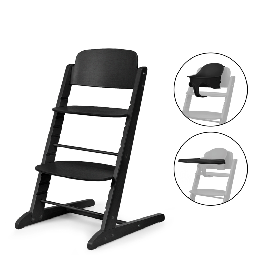 Cybex ruokailutuoli IRIS 3in1-paketti Stunning Musta