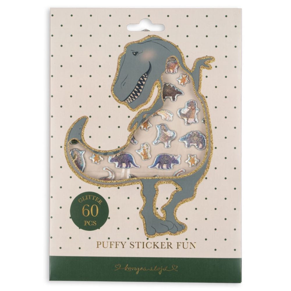 Konges Sløjd Puffy Stickers Dino-One Size