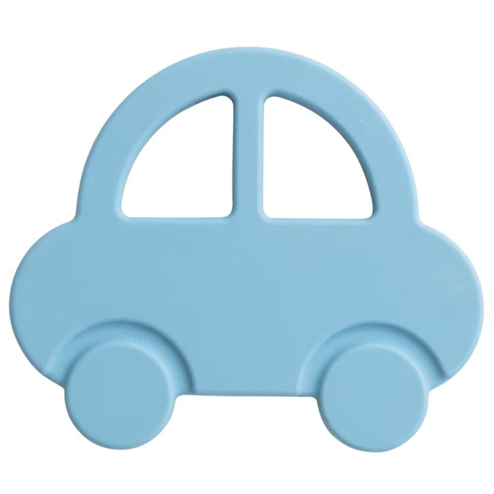 Rätt Start hammaslelu silikonista, auto, sininen, sininen