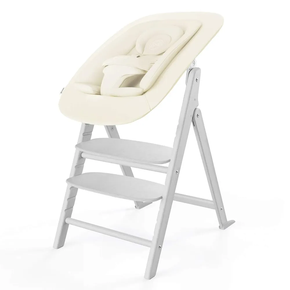 Cybex Click & Fold Ruokailutuoli 4-in-1 All White