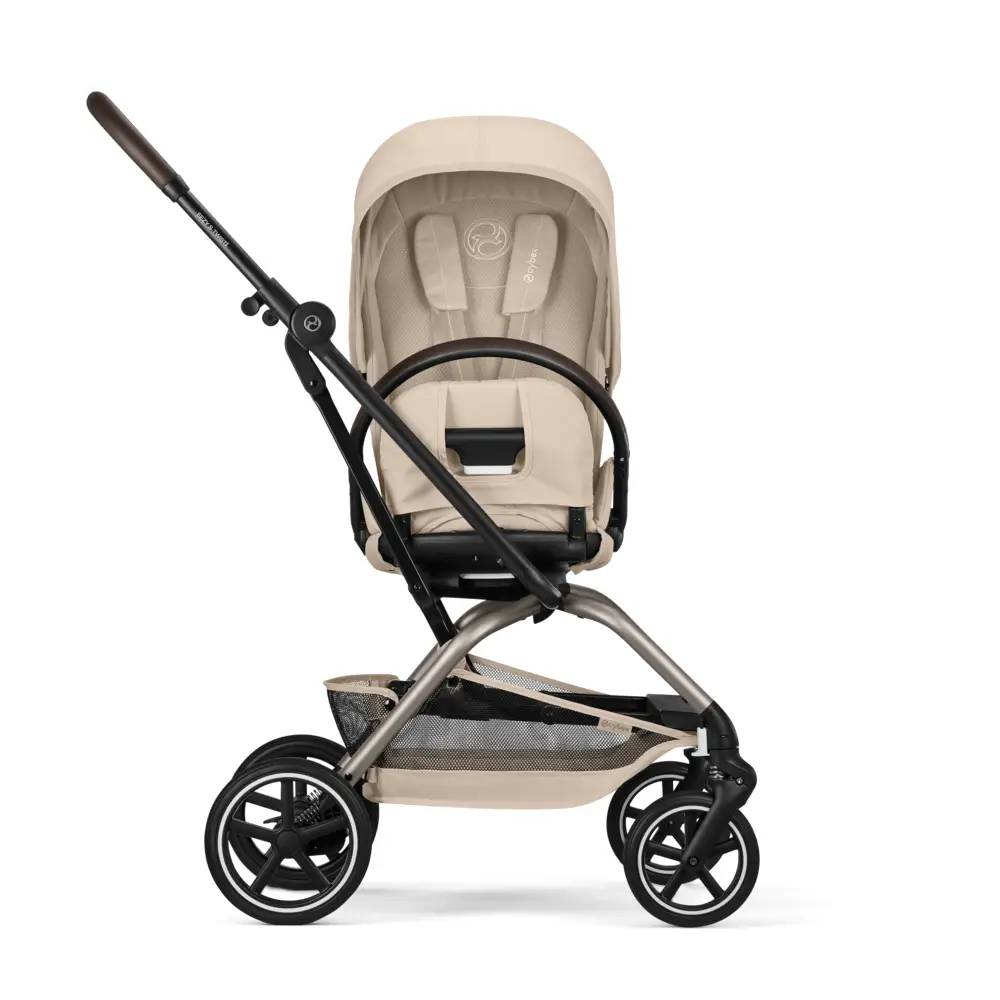 Cybex EEZY S TWIST -rattaat + 2 TPE-turvaistuinta, Almond Beige