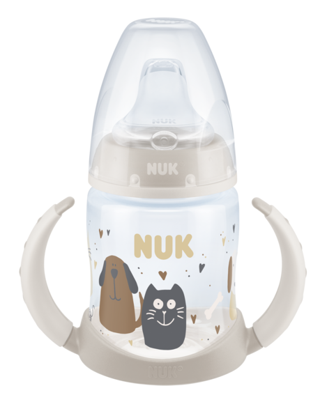 NUK Learner läikkymätön juomakuppi 150 ml Cat&Dog