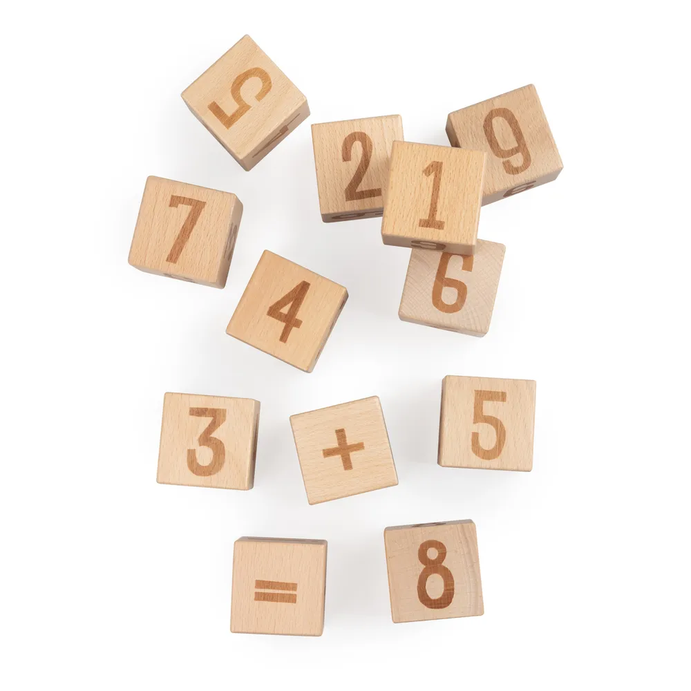 Sebra puiset numeropalikat, 12 kpl
