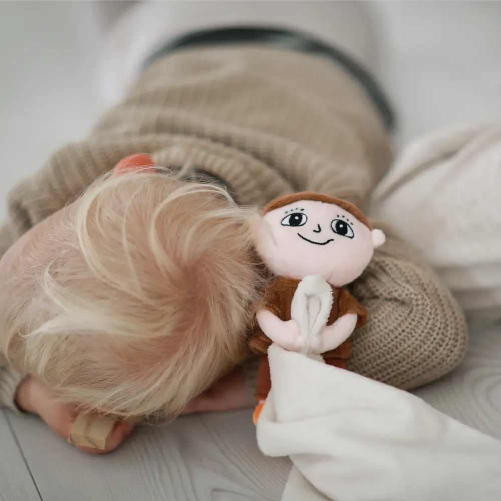 Rätt start Alfons Åberg Pehmoinen peitto kaverina