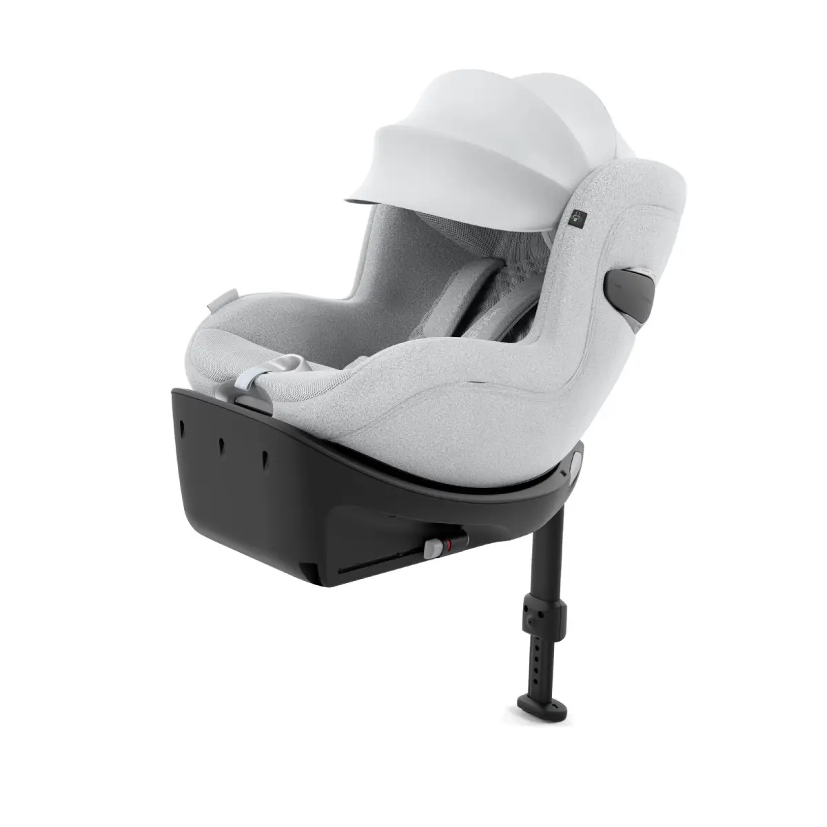 Cybex Sirona ti i-Size Plus -turvakaukalo, platinanvalkoinen