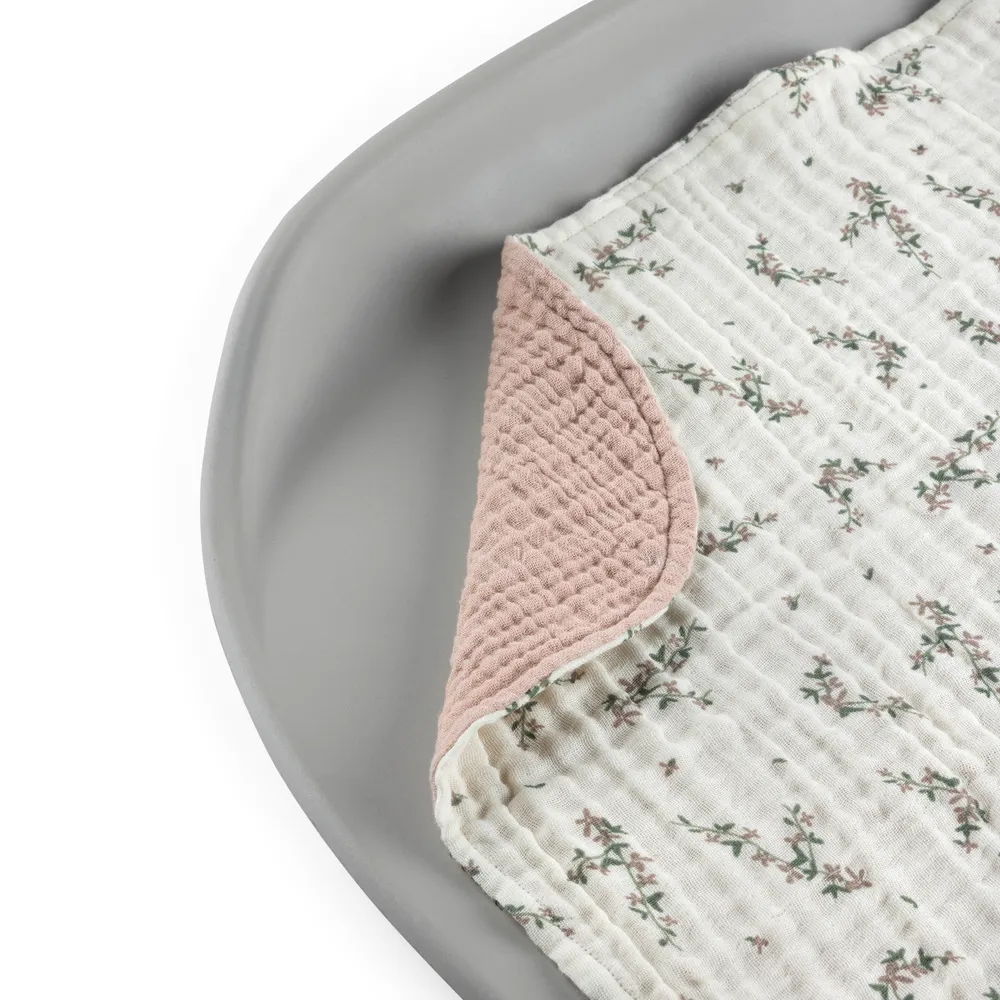 Sebra hoitoalustaliina 2-pakkaus musliini Powder blue