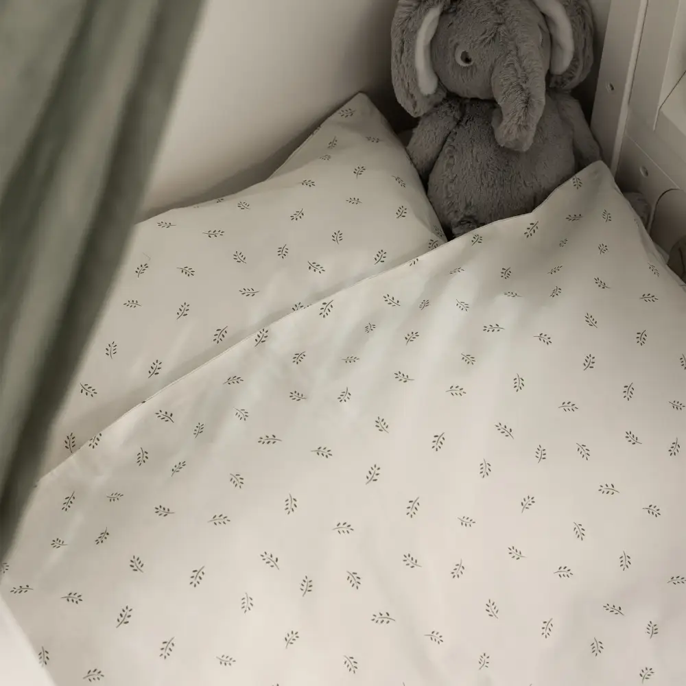 Sebra vauvan pussilakanasetti Sophora Leaves