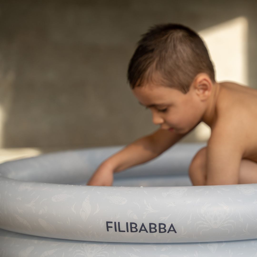 Filibabba Lasten allas 80 cm Alfie Nordic Ocean Mono
