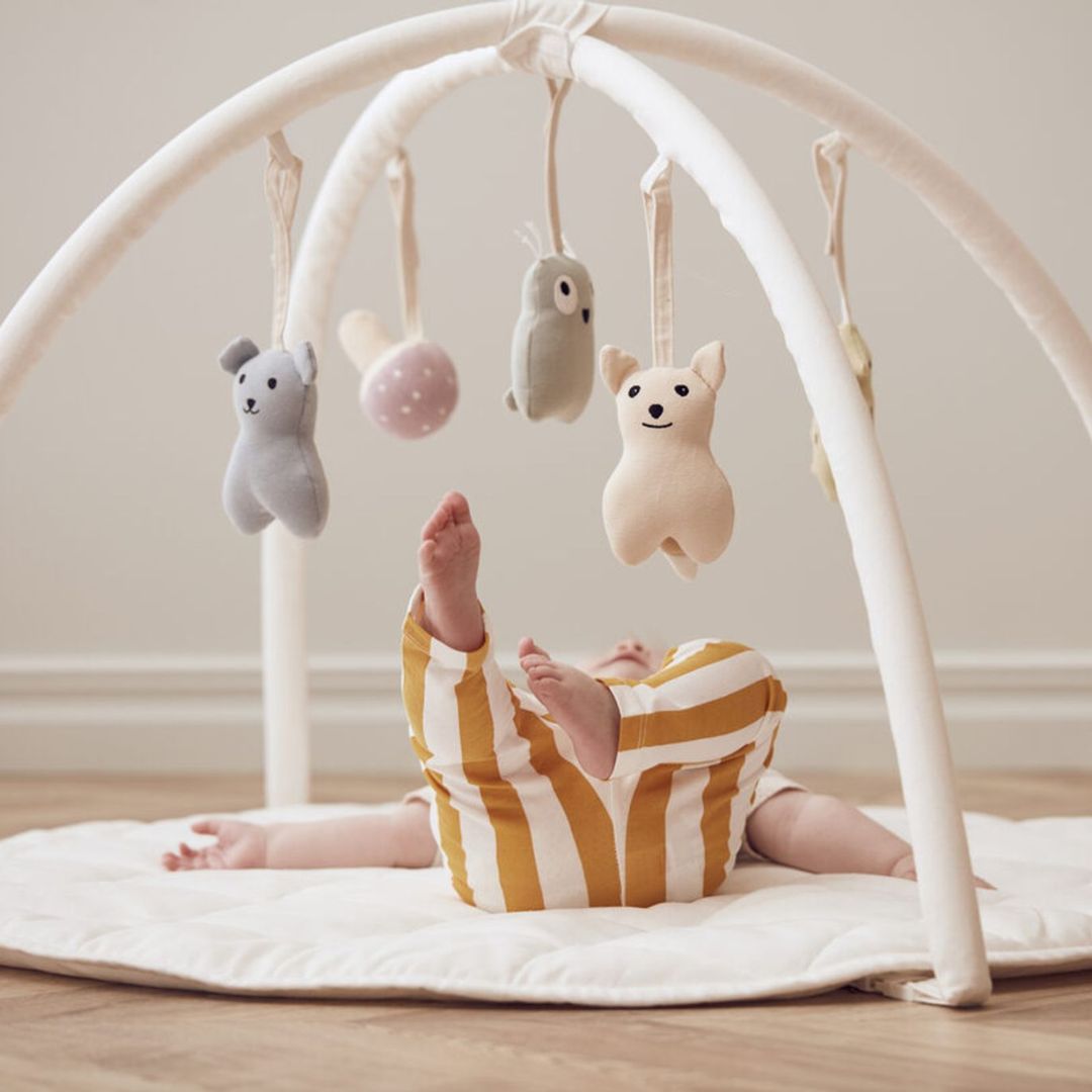 Kids Concept Baby Gym tekstiili luonnonvalkoinen