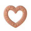 BIBS Heart Peach hammaslääkerengas
