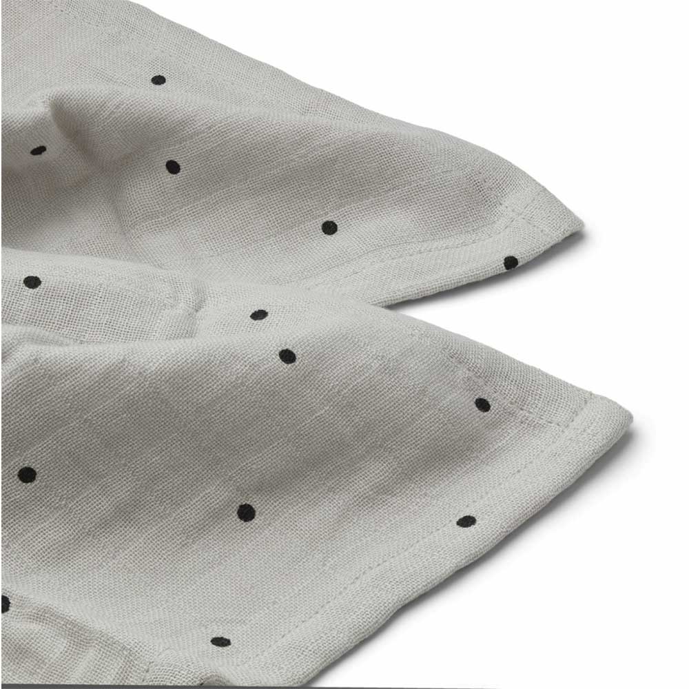 Liewood Lewis musliinipeitto 2-p Classic dot dumbo harmaa