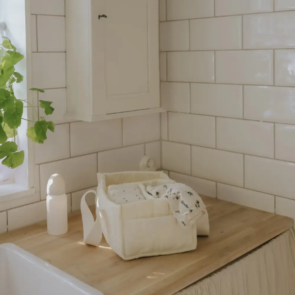  Elodie Blöjförvaring Creamy White One size Elodie vaippasäilytyslaatikko, kermanvalkoinen, yksi koko