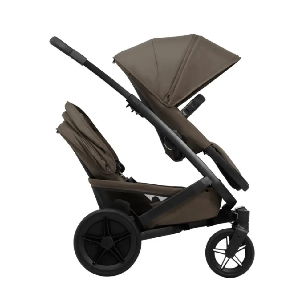 Joolz Geo5 Twin Stroller Pähkinänruskea