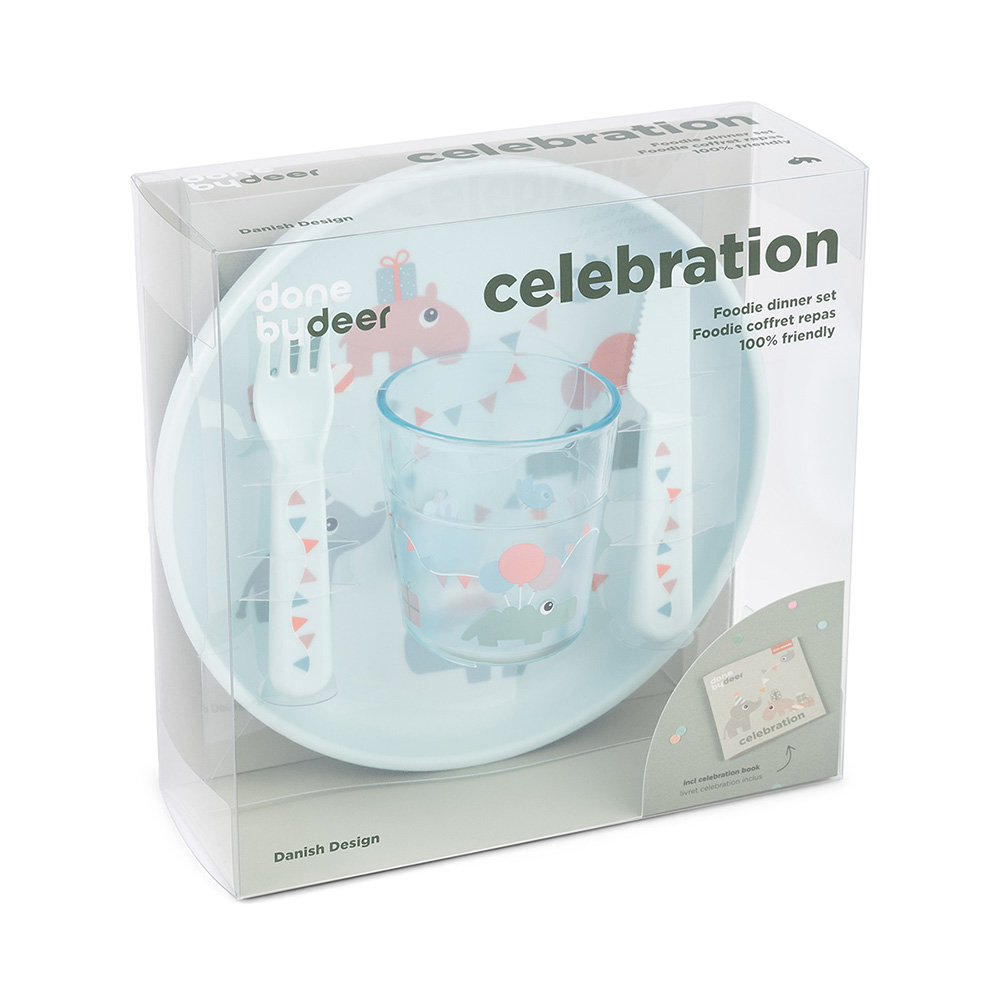 Done by Deer Foodie illallinen setti Celebration Blue