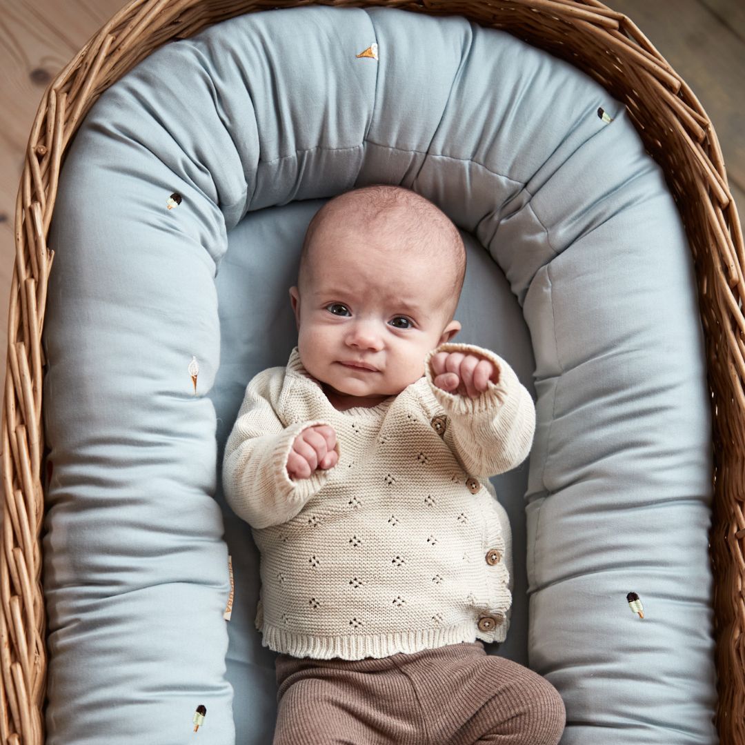 Filibabba Baby Nest kirjaillut lasit - helmiäisen sininen