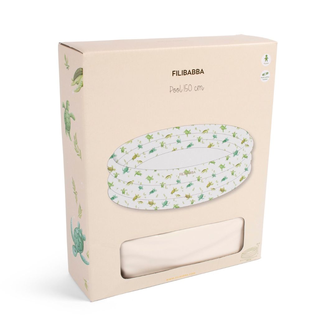 Filibabba Pool 150 cm Alfie - Ensimmäinen uinti