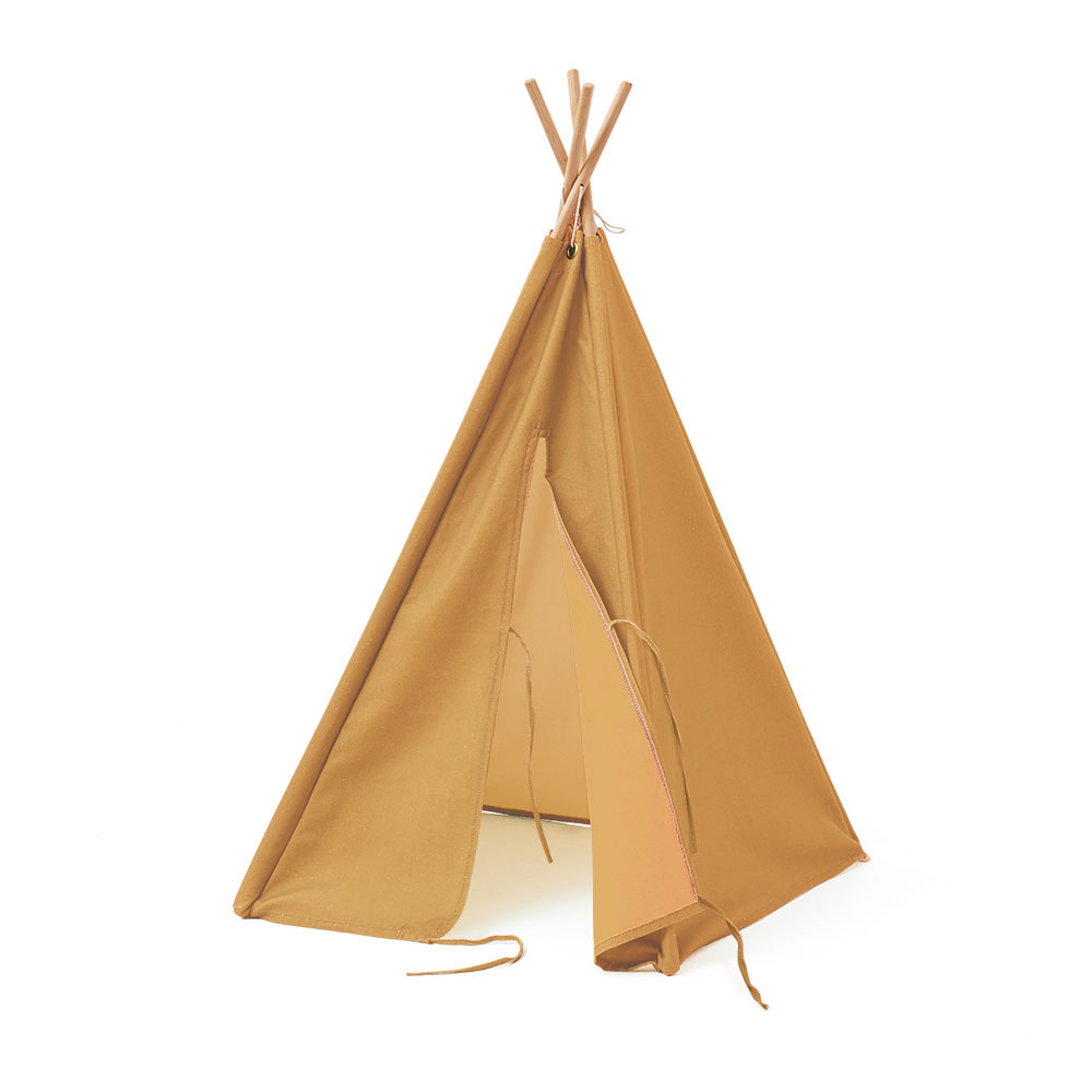 Kids Concept Tipi-teltta mini keltainen
