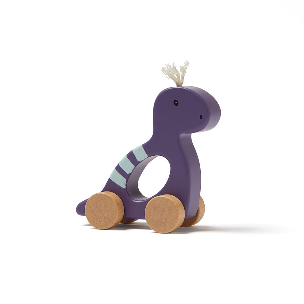 Kids Concept Dino pyörillä lilac NEO