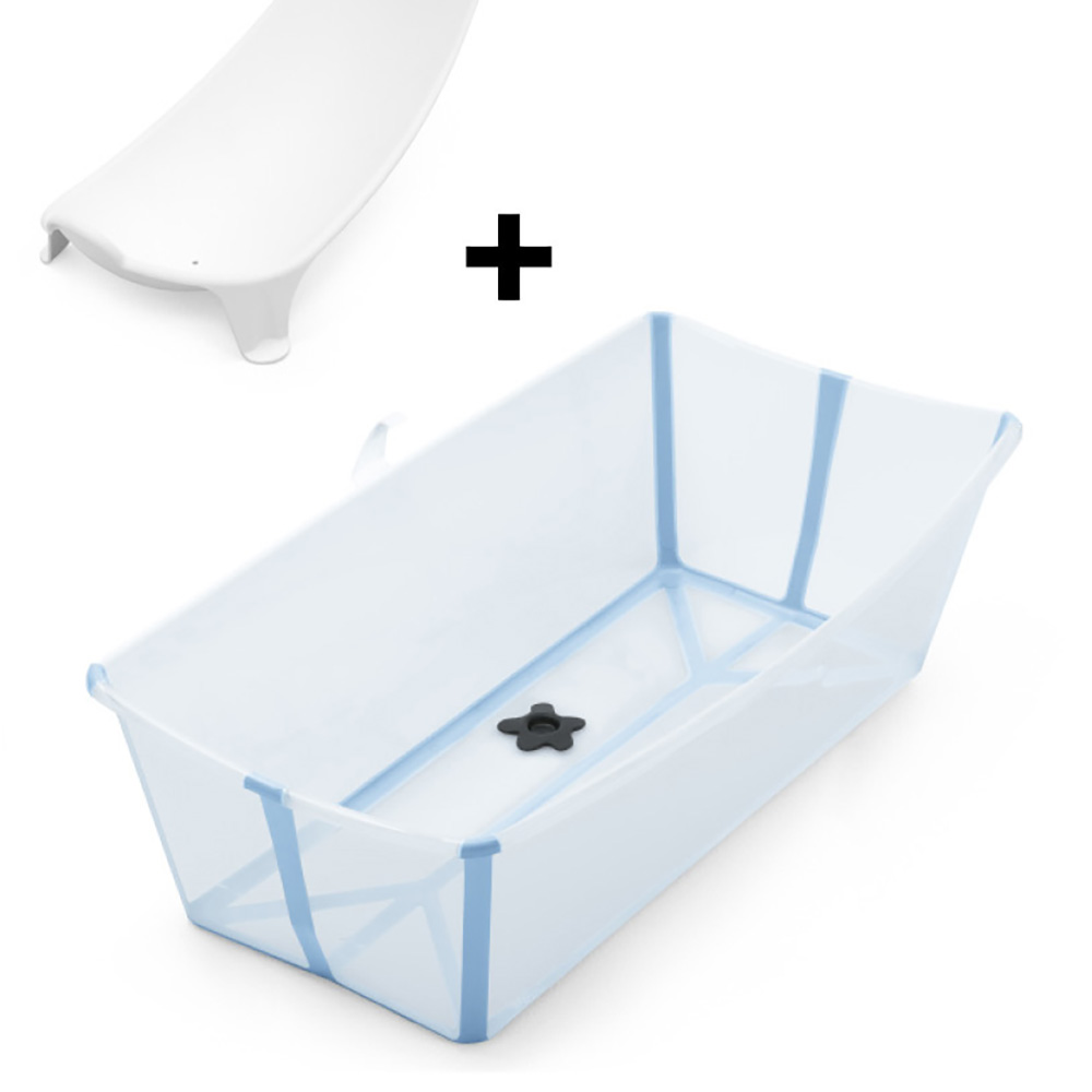 Stokke Flexi Bath X-Large -kylpytuki Glacier Blue (jäätikönsininen)