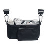 Fresh Kid Organiser lastenvaunut Delux 3-in-1 Musta