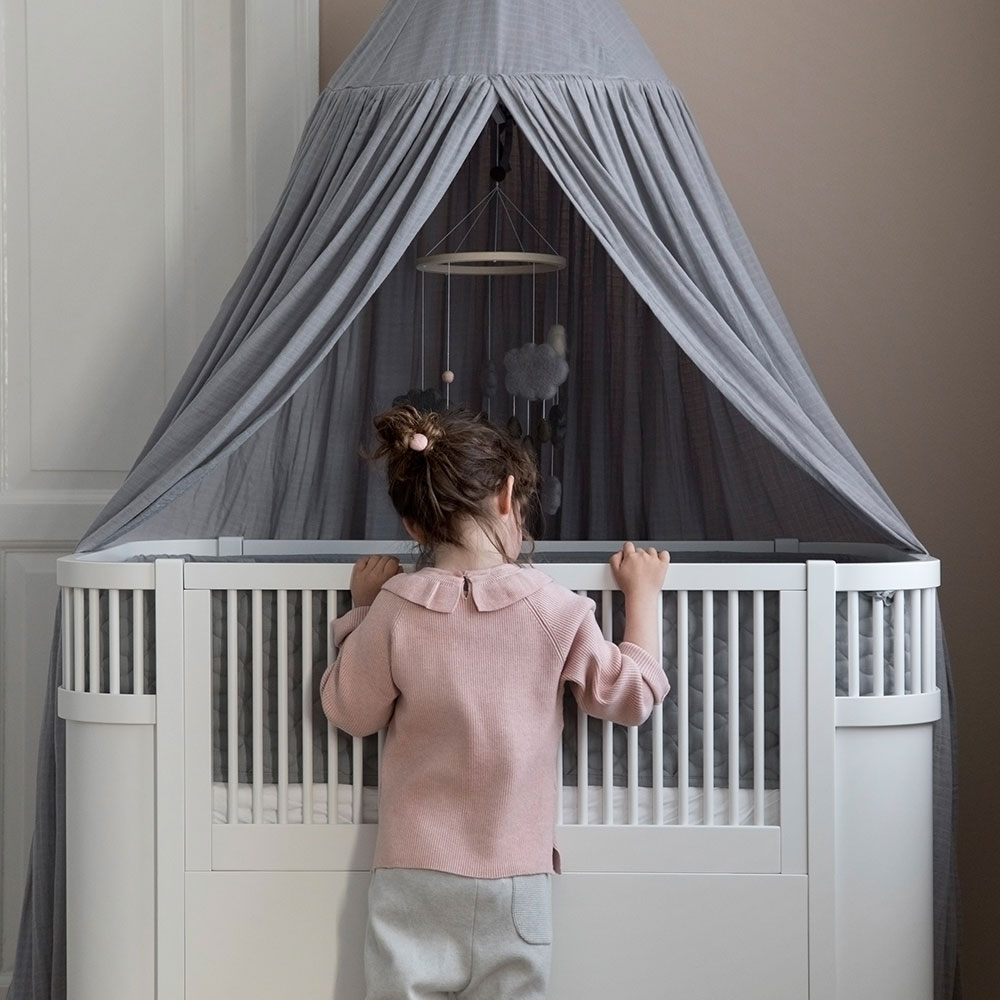 Sebra Baby & Junior Grow Bed Classic Valkoinen