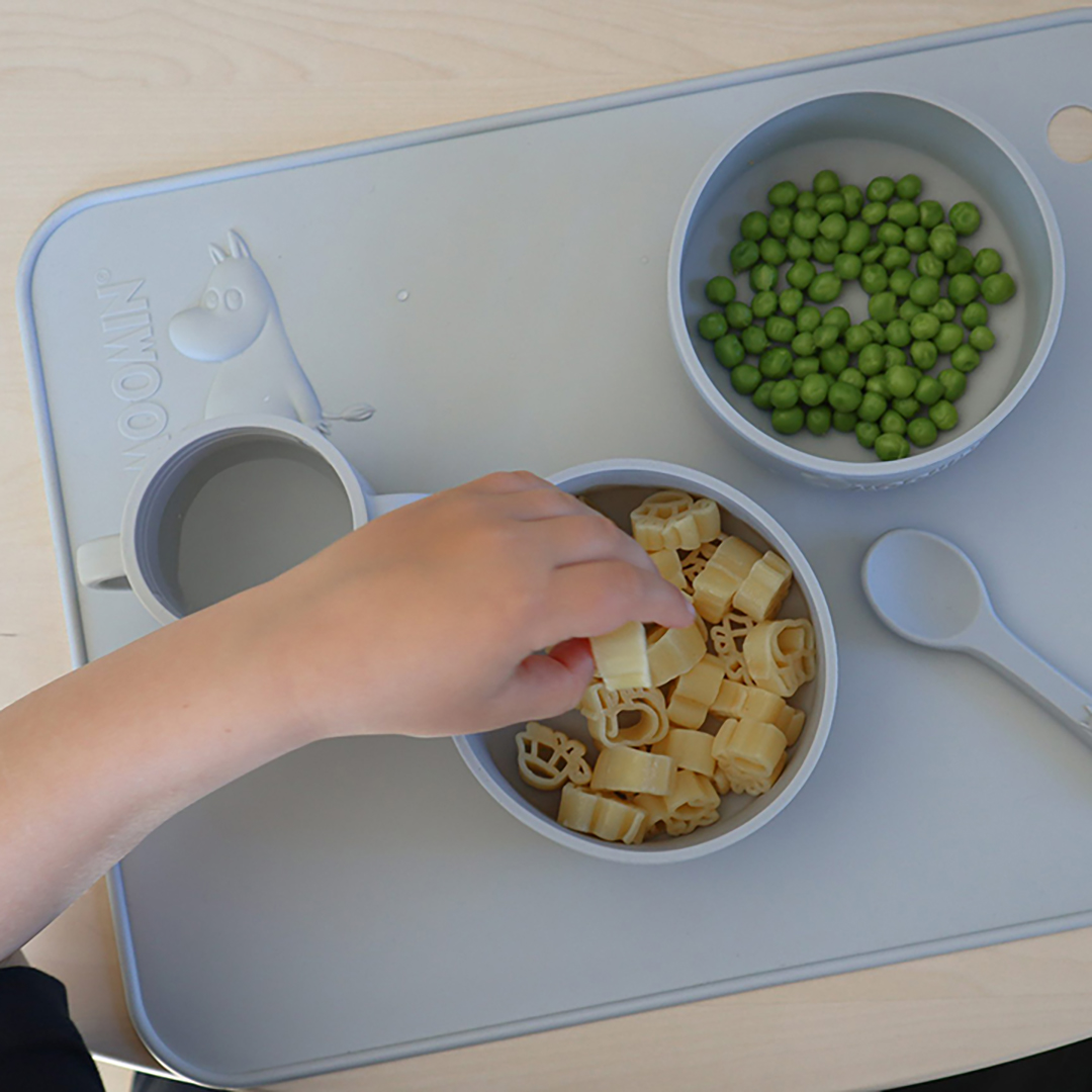 Rätt Start Muumipeikko Silikoninen pöytätabletti Ihana vaaleanpunainen